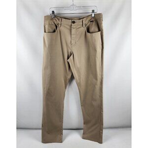 Travis Mathew Pants Mens 35x32 Tan Straight Leg Golf Performance Pants